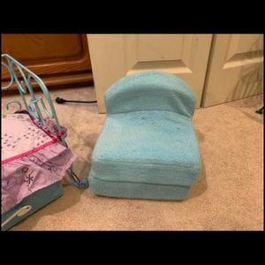 American girl doll fold out couch